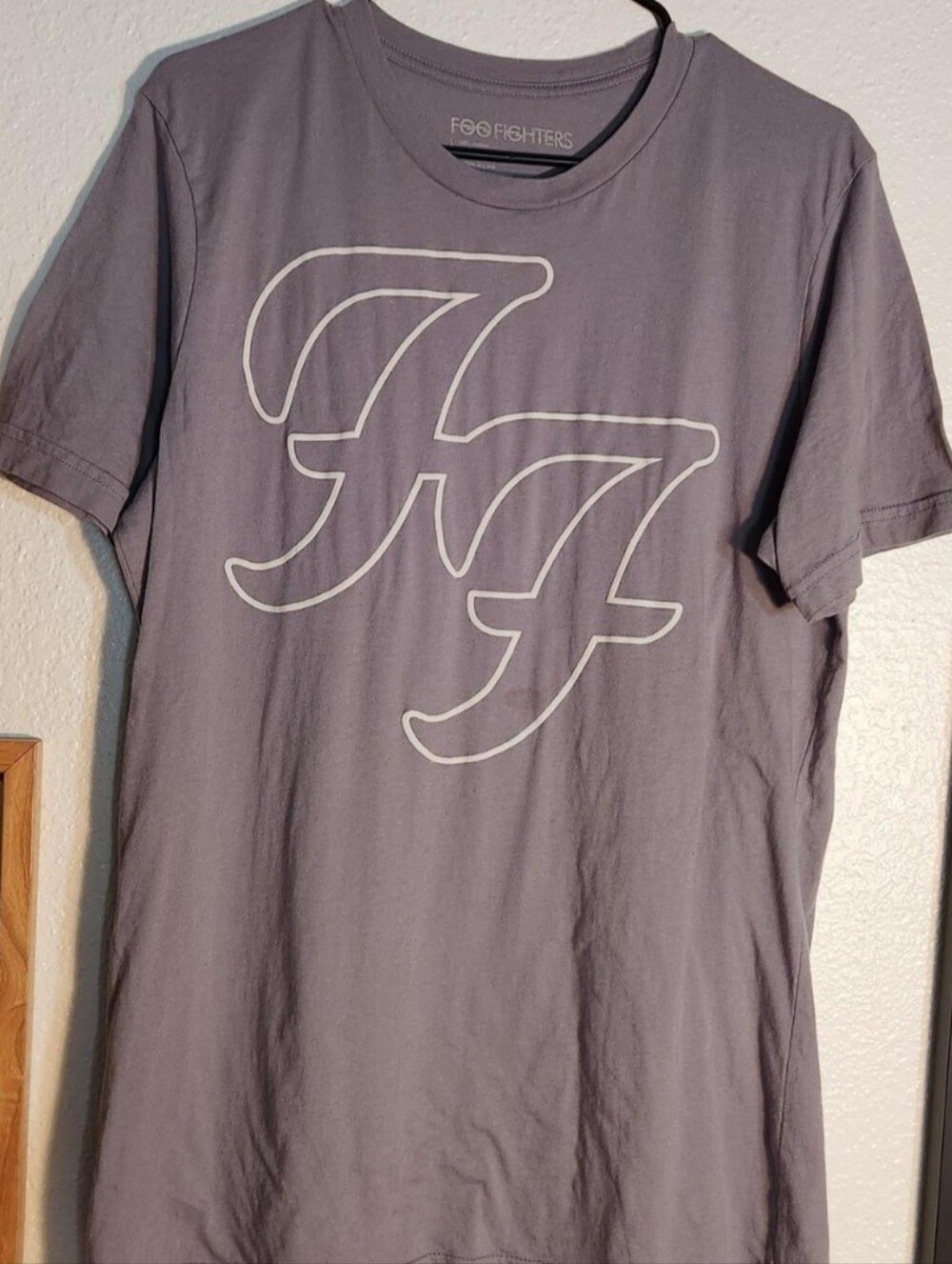 Men's Foo Fighters Gray Logo T-Shirt